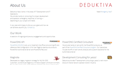 Desktop Screenshot of deduktiva.com